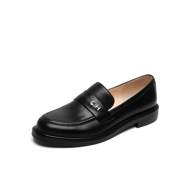 Round Toe Chunky Platform Loafers