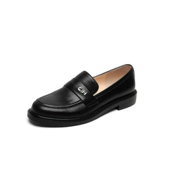 Round Toe Chunky Platform Loafers