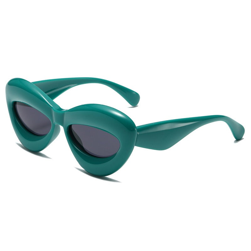 Thick Frame Cat-Eye Sunglasses