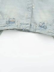 Reconstructed Jeans Denim Jacket