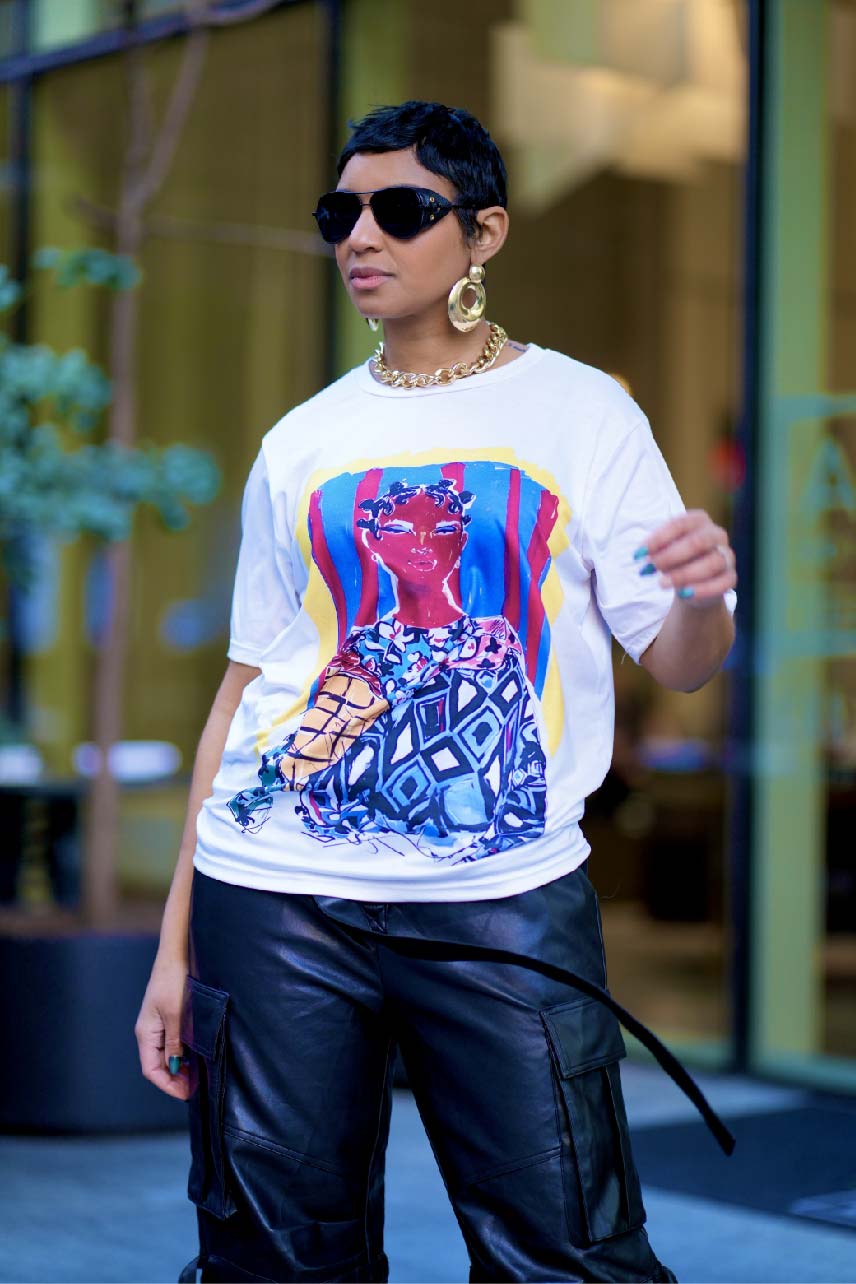 Captivating Lady Graphic Tee