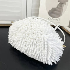 Plush Shoulder Cloud Bag