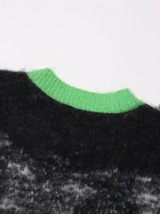 Gradient Stripes Cotton Sweater