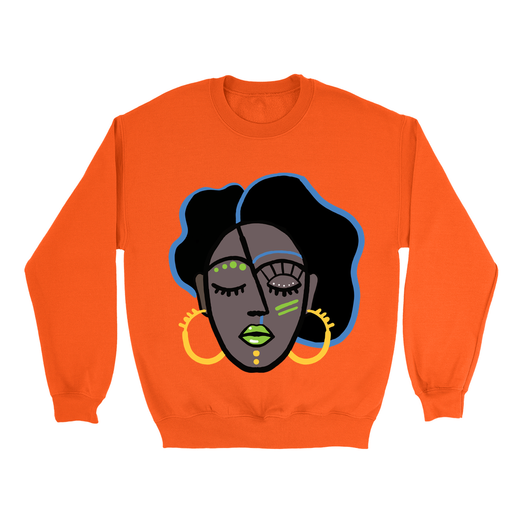 Mocha Afro Green Sweatshirt