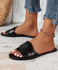 Casual Comfy Multicolor Beach Slippers Peep Toe