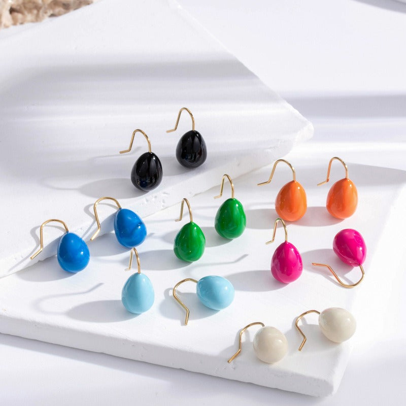 Water Drop Candy Hook Earrings