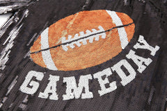 Sequined O-Neck Rugby Jersey