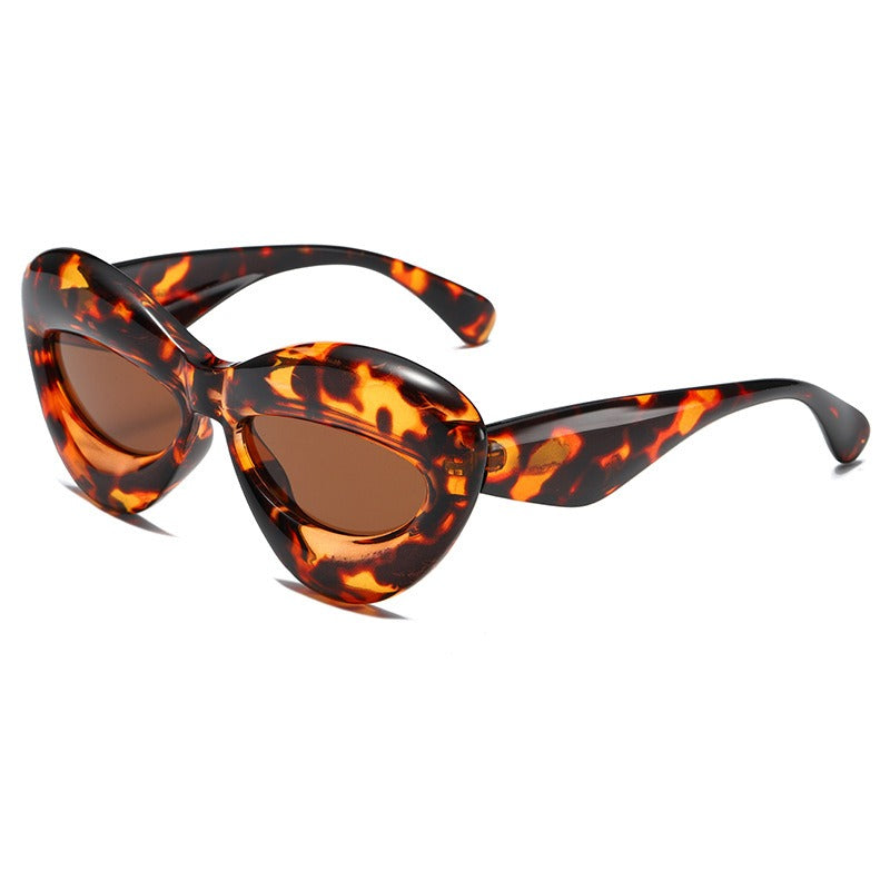 Thick Frame Cat-Eye Sunglasses