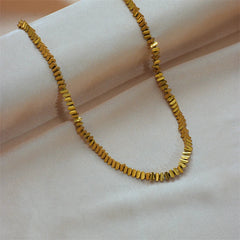 Pre Order:  Beads Strand Gold Plated Necklace