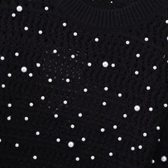 Pearl Open Back Knit Sweater