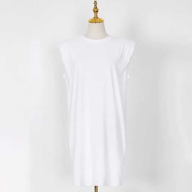 Minimalist Sleeveless Mini Dress