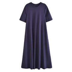 Classic Cotton Midi Shirt Dress
