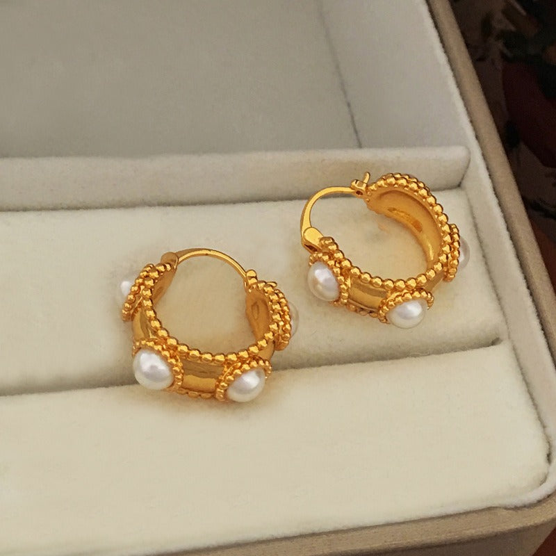 Ancient Style Hoop Earrings