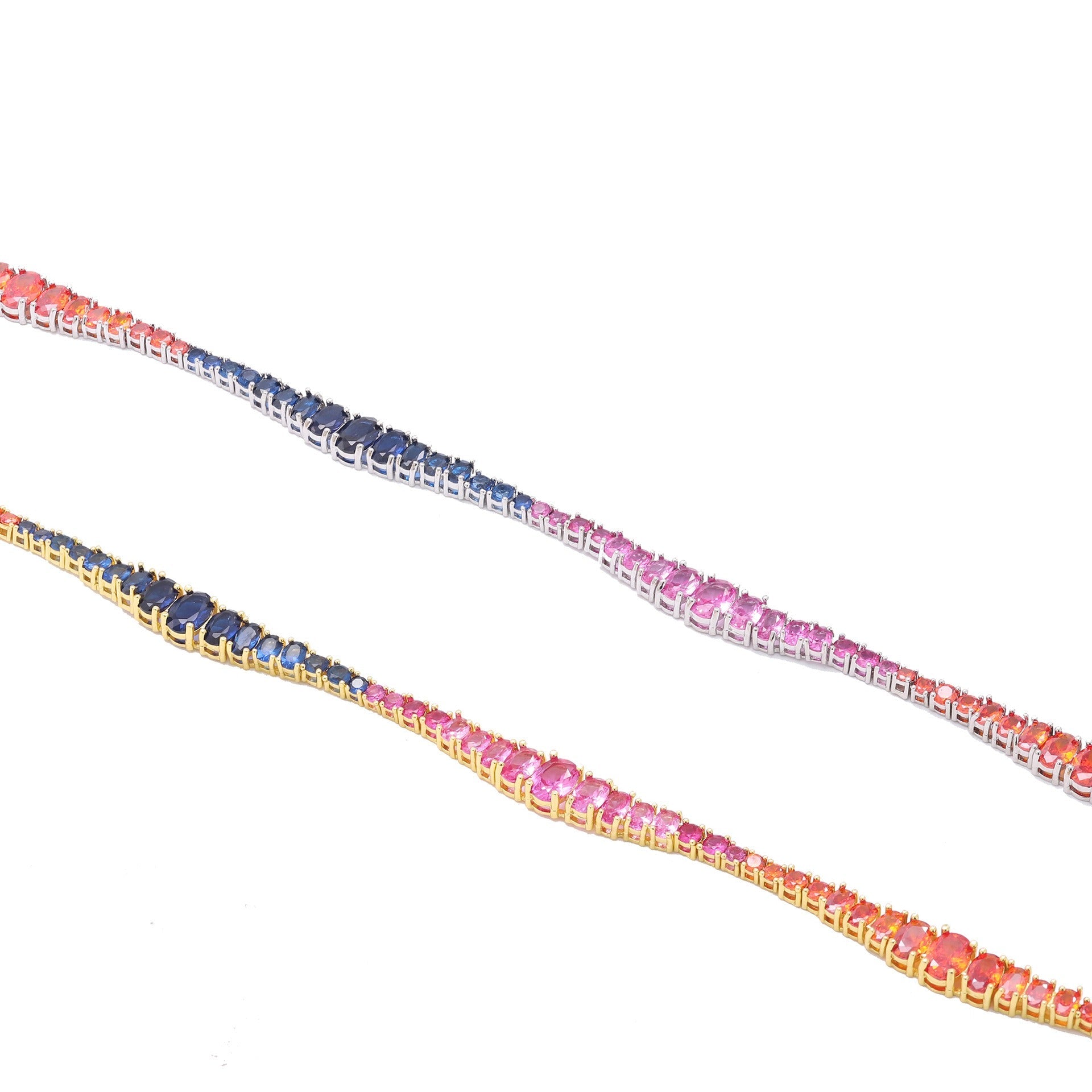 Irregular Colored Zircon Necklace