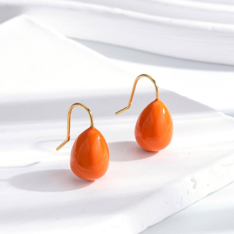 Water Drop Candy Hook Earrings