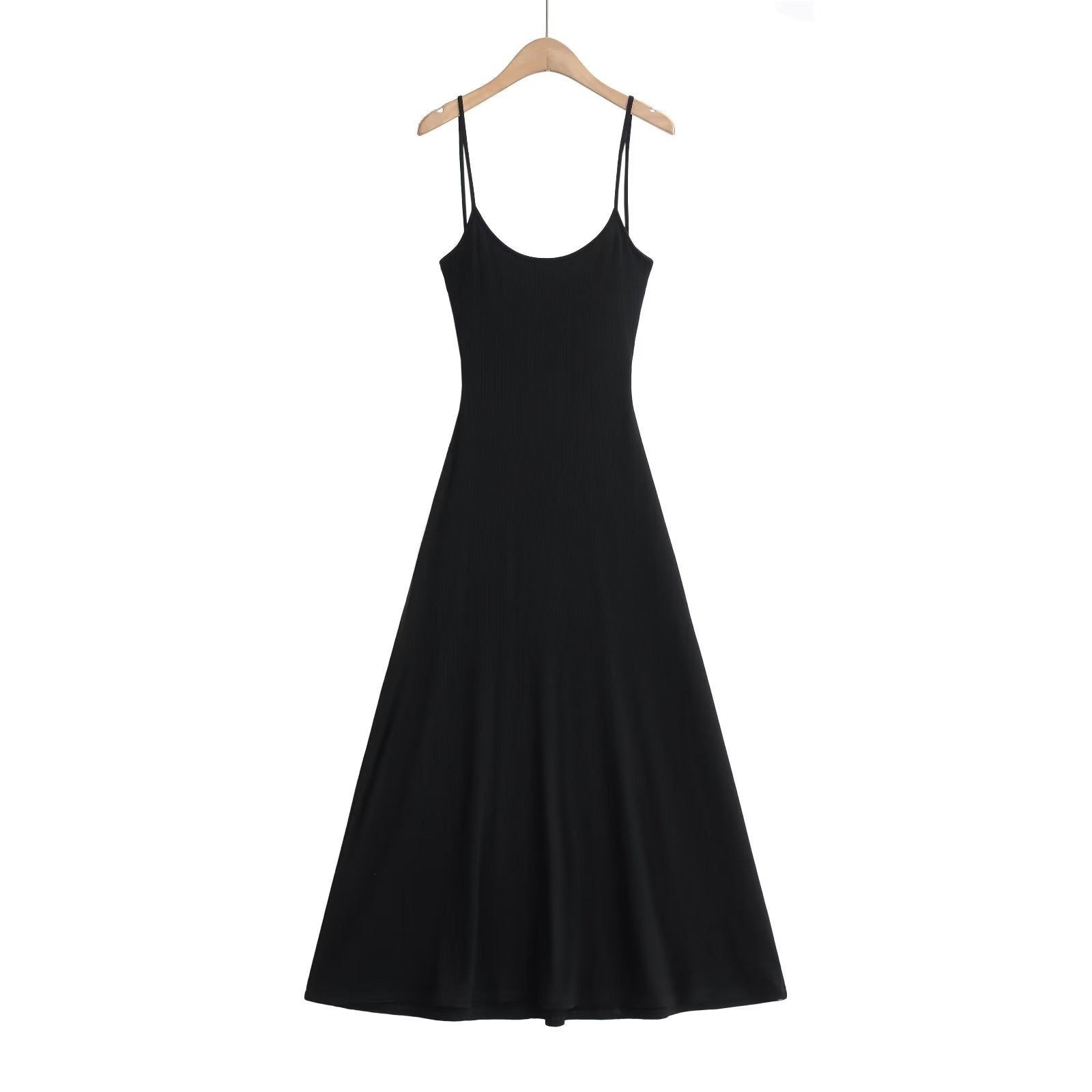 Solid Stretch Sleeveless Maxi Dress