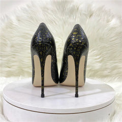 Reptile Skin Effect Stilettos