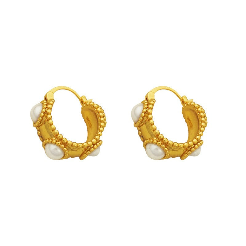 Ancient Style Hoop Earrings