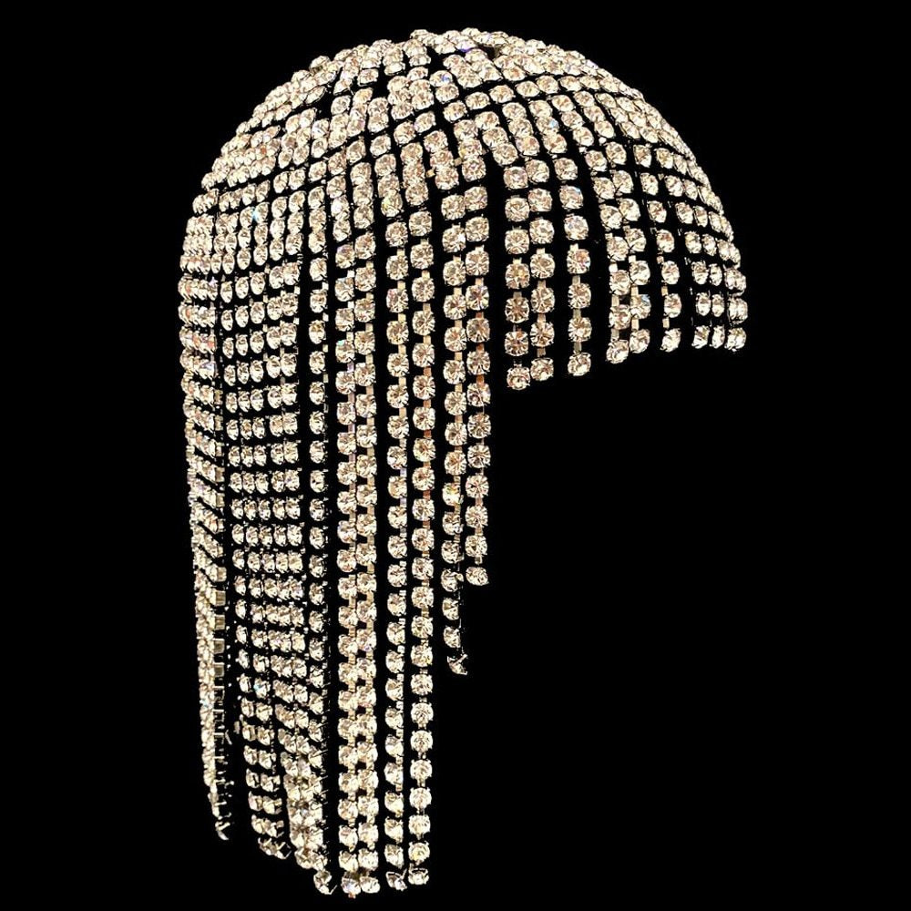 Water Diamond Tassel Head Chain