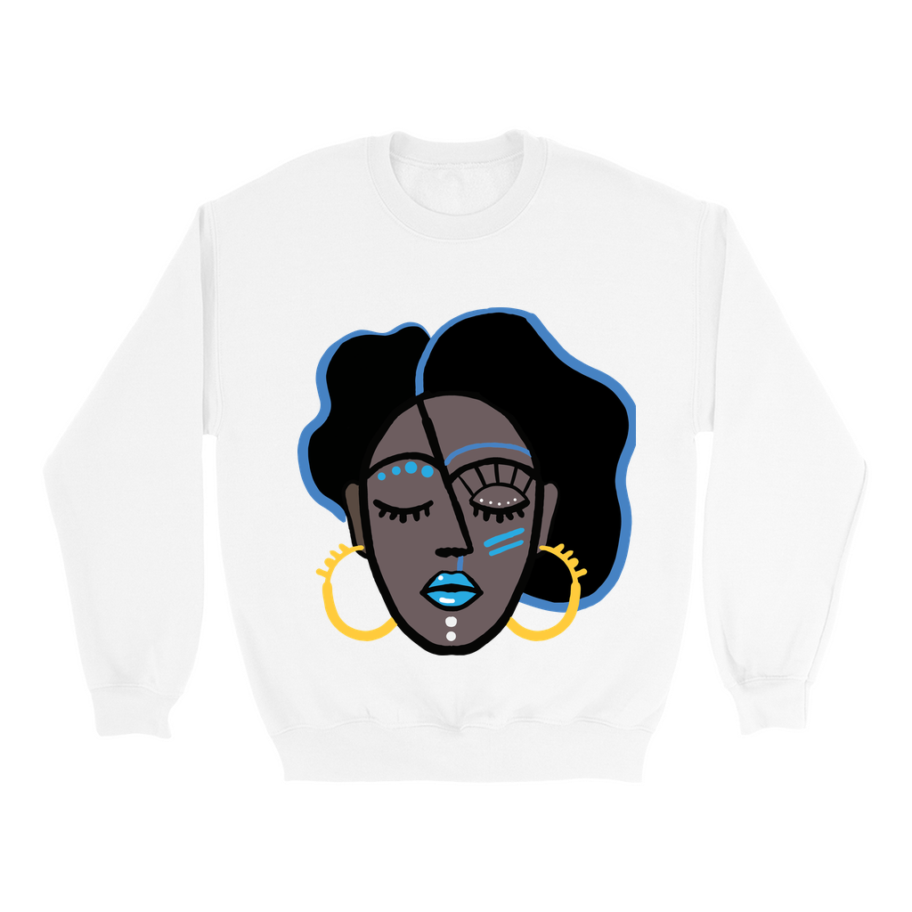 Mocha Afro Blue Sweatshirt