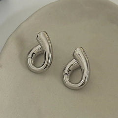 Chunky Open Hoop Earrings