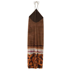 Halter Tie Beach Dress