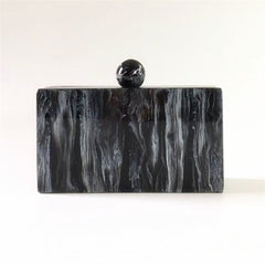 Marble Grain Acrylic Crossbody Box Bag