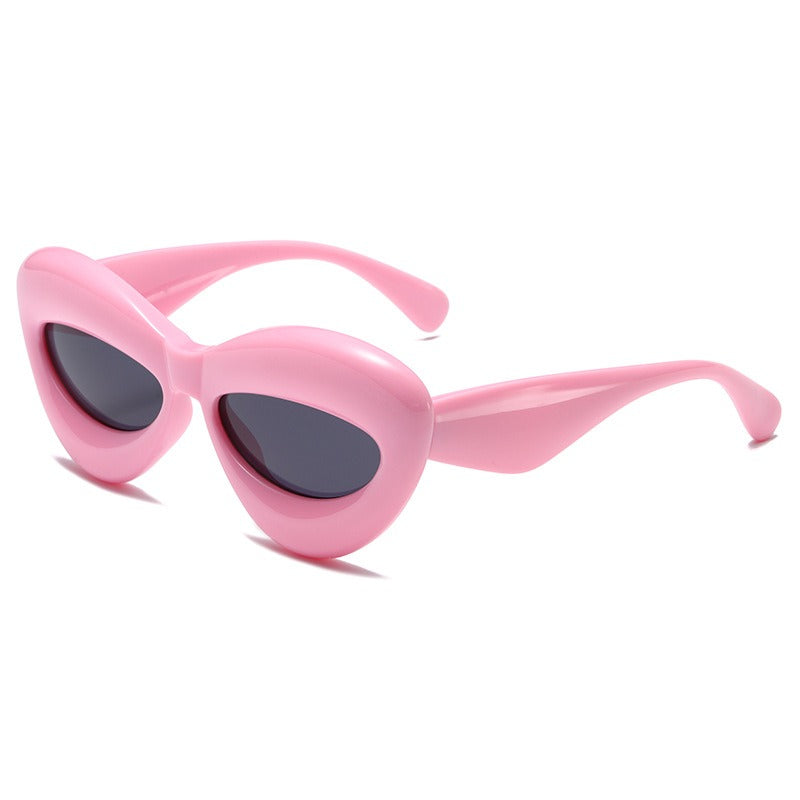 Thick Frame Cat-Eye Sunglasses