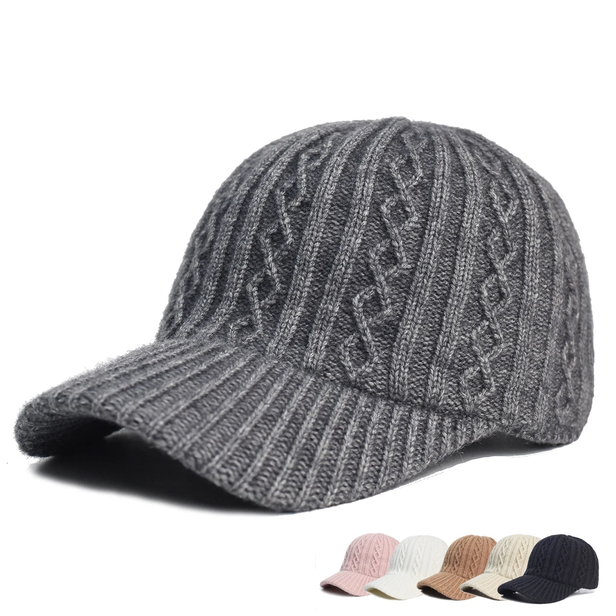 Cotton Knitted Baseball Cap