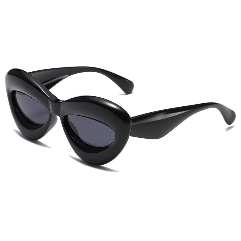 Thick Frame Cat-Eye Sunglasses