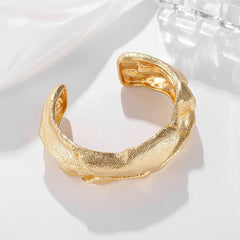 Exaggerated Irregular Surface Bracelet