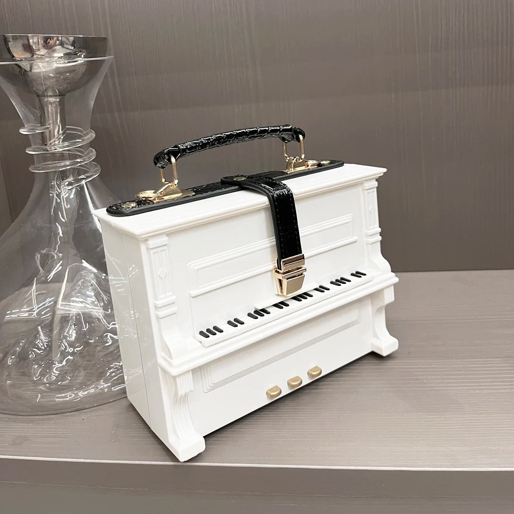 Piano Top Handle Handbag