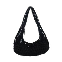 Casual Aluminum Sequin Armpit Shoulder Bag