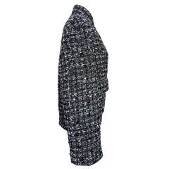 Glitter Sequins Stand Collar Jacket