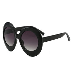 Retro Large Frame Oval Sunglasses
