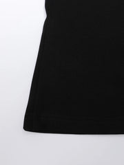 Hollow Shoulder Slim Fit Knitted Sweater