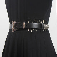 Decorative Buckle Leather Belt