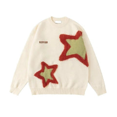 Stars Fluff Loose Sweater