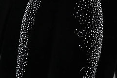 Rhinestones Body Silhouette Midi Dress