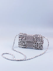 Handmade Beaded Long Chain Handbag