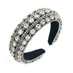 Rhinestones Embellished Wide Headband