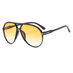 Retro Large Double Beam Pilot Sunglasses