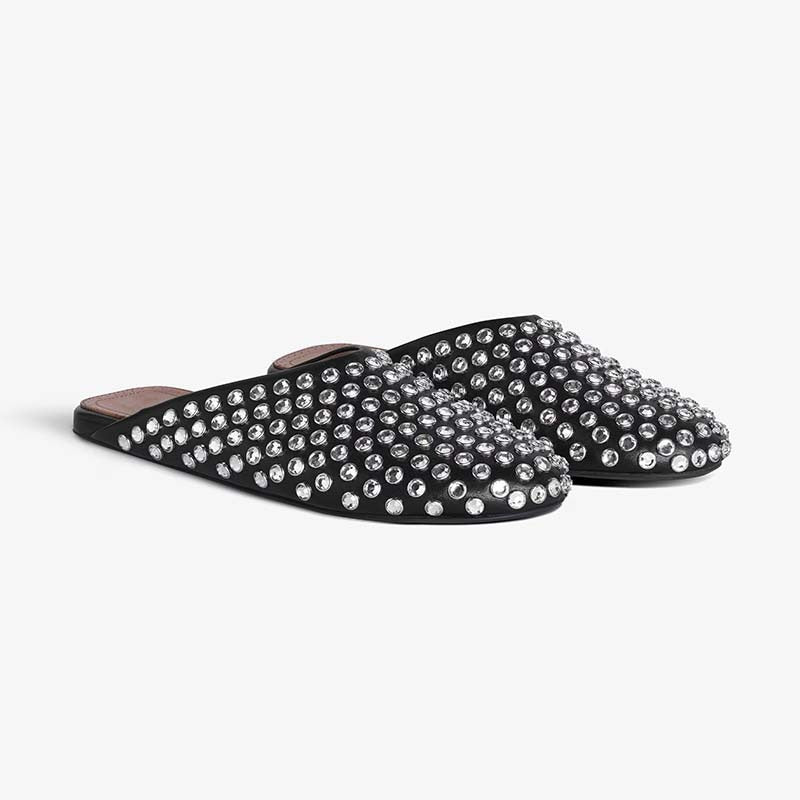 Casual Rhinestone Rivet Wrapped Head Sandals