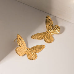 Butterfly Gold Earrings