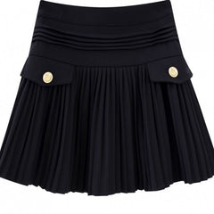 Chic Pleated Tennis Mini Skirt with Inner Shorts