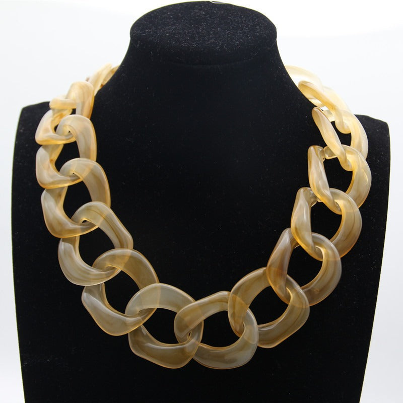 Chunky Chain Choker Necklace