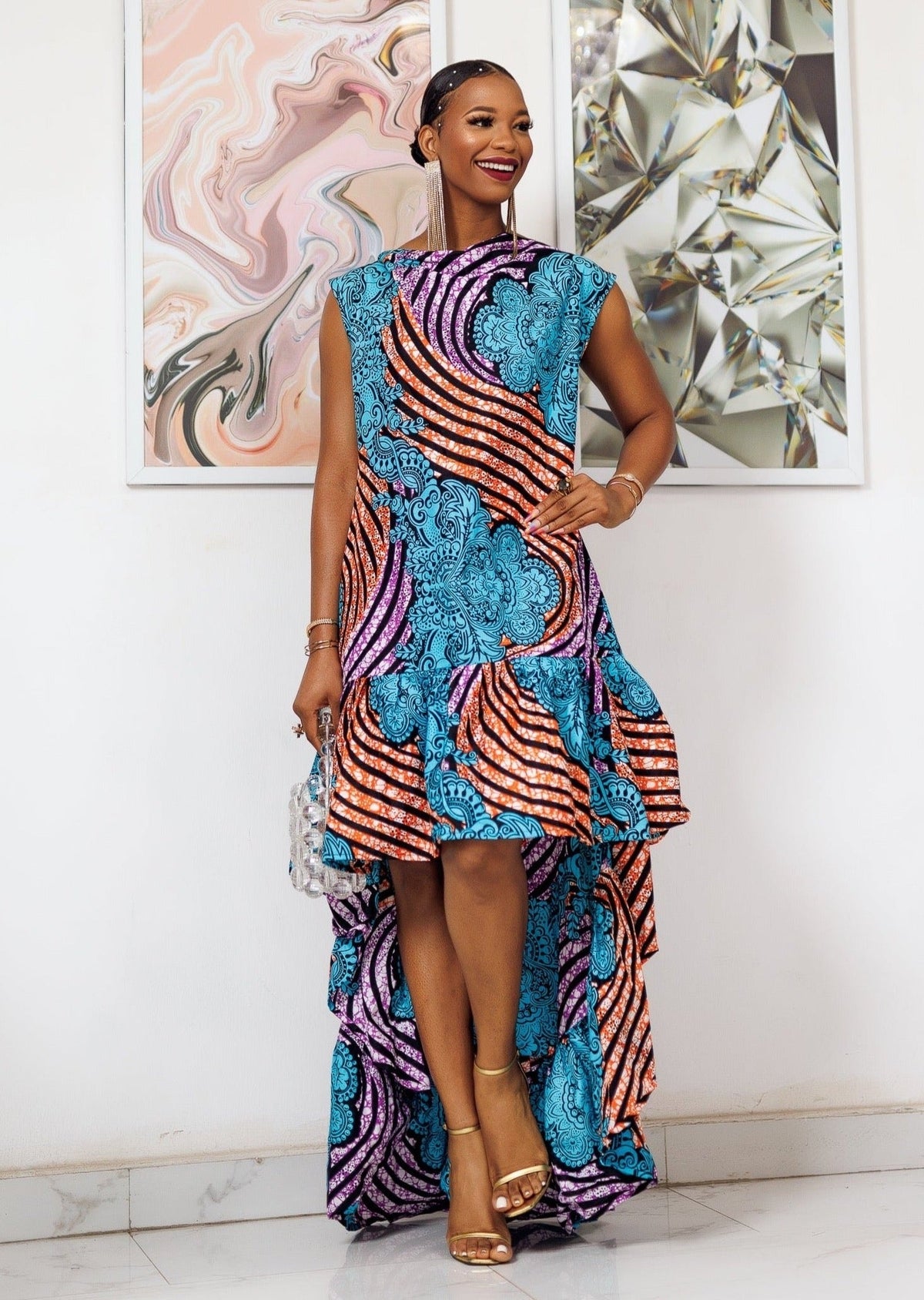 Agbaya Ruffle Dress