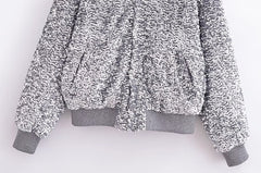 Silver Paillettes Encrusted Jacket