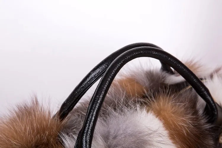 Genuine Fur Leather Bag