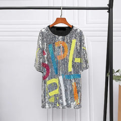 Spirit Sequined Loose T-Shirt